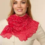 Amba Silk Bandhani Scarf