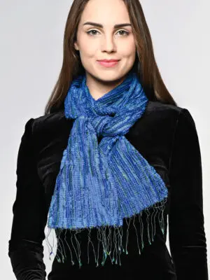 Revati Periwinkle Blue Scarf