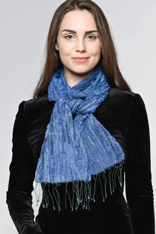 Revati Periwinkle Blue Scarf
