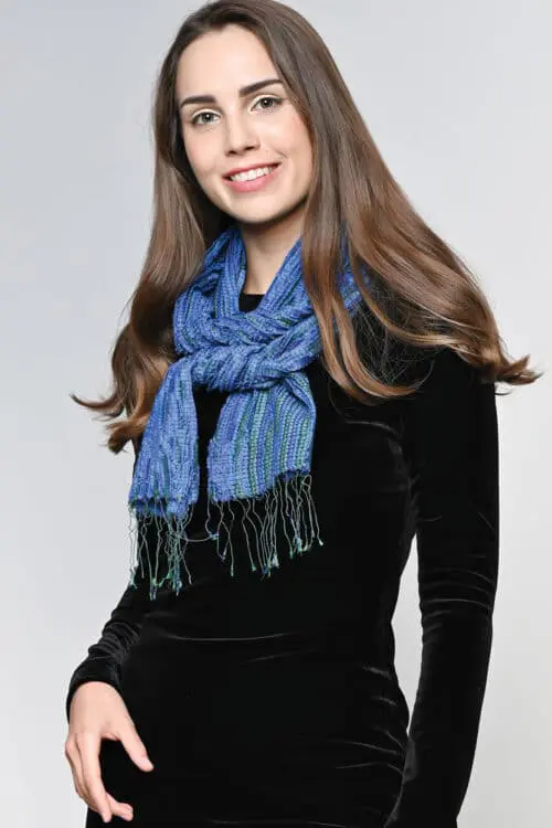 Revati Periwinkle Blue Scarf