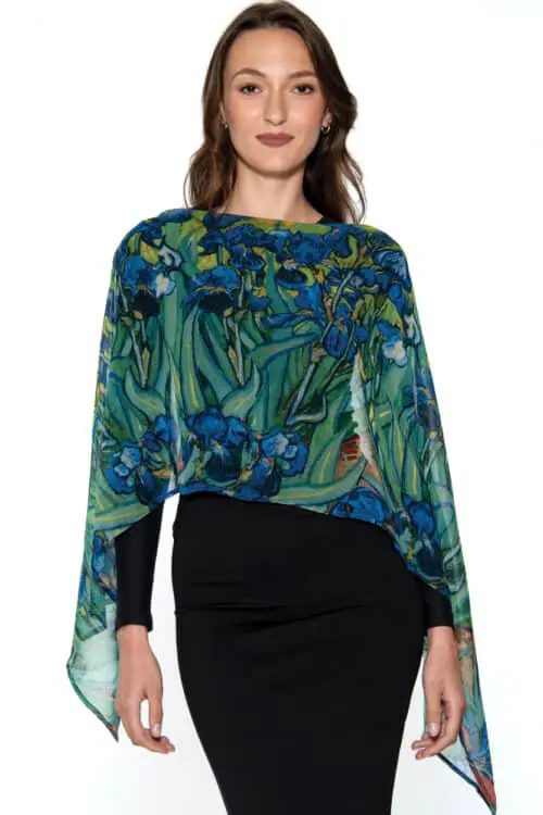 Aloka Irises Scarf