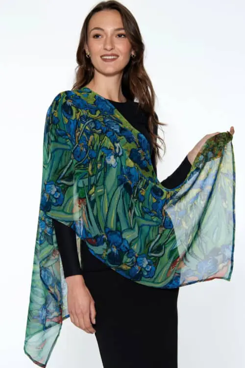Aloka Irises Scarf