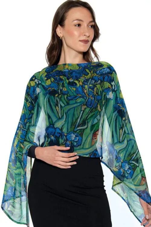 Aloka Irises Scarf