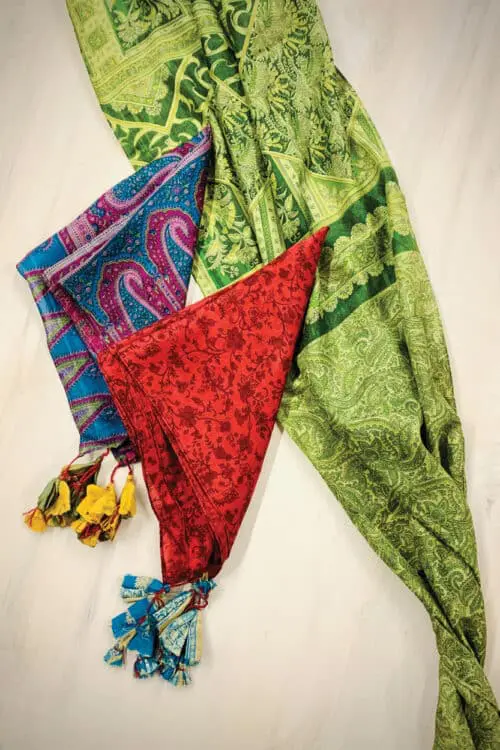 Recycled Sari Scarves