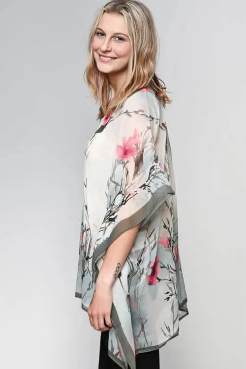 Kumari Floral Print Tunic Top