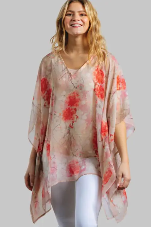Kumari Printed Crepe Tops