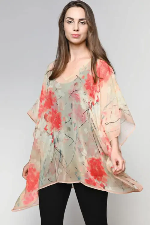 Kumari Printed Crepe Top