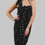 Bandhani Black Sarong