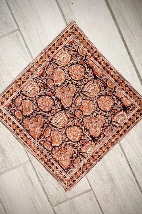 Terracotta Kalamkari Napkins