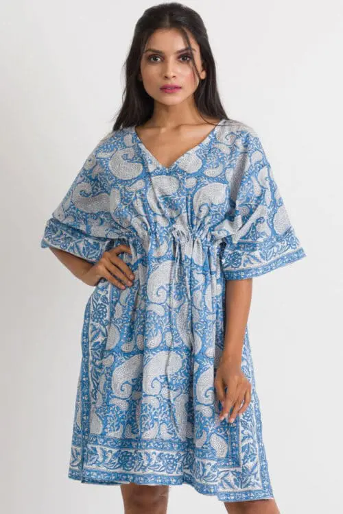 Block Print Paisley Caftans