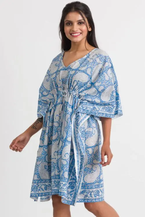 Block Print Paisley Caftans