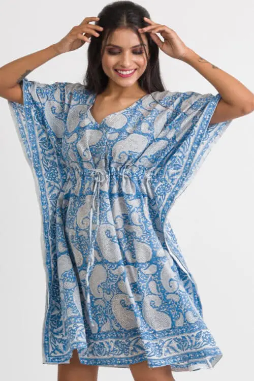 Block Print Paisley Caftans