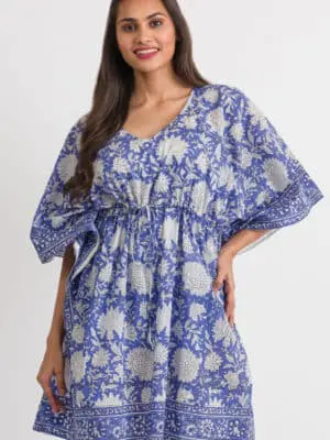 Blue Cotton Caftans