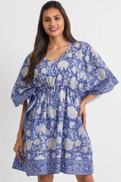 Blue Cotton Caftans