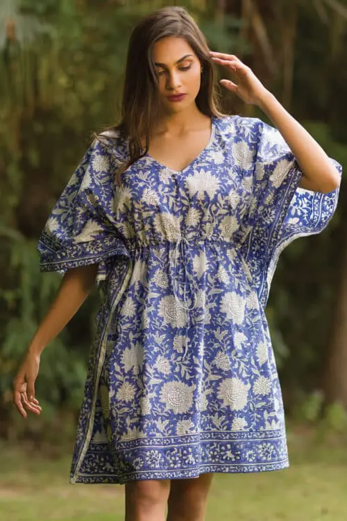 Blue Cotton Caftans