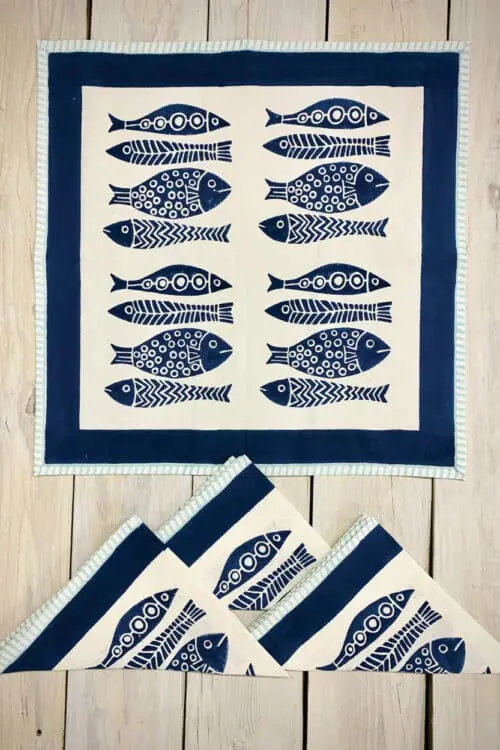Fish Napkins Set