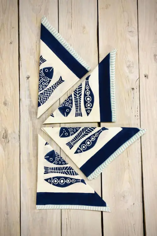 Fish Napkins Set