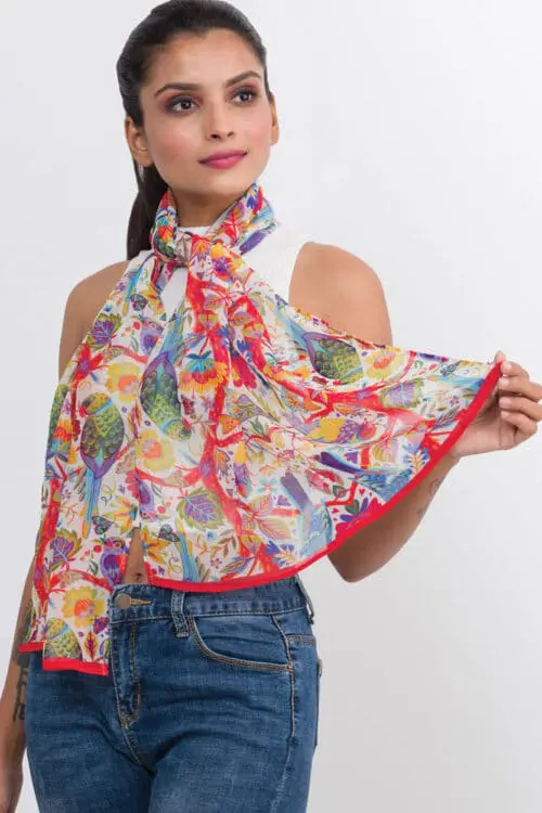 Sahila Bird Scarf