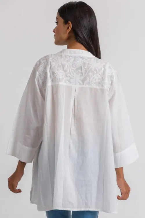 Rajani White Tunic