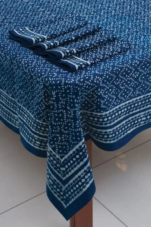 Indigo Tablecloth