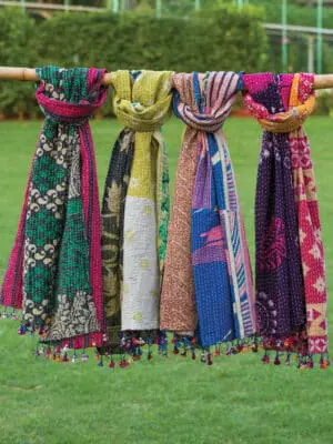 Cotton Kantha Scarf SC-288