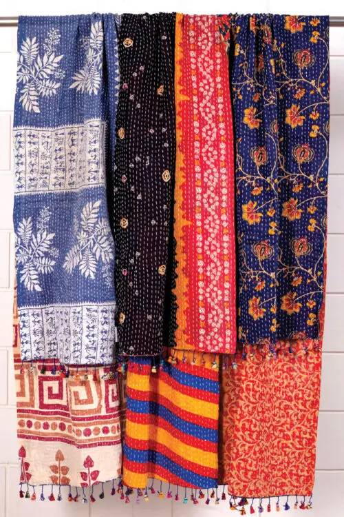 Cotton Kantha Scarves