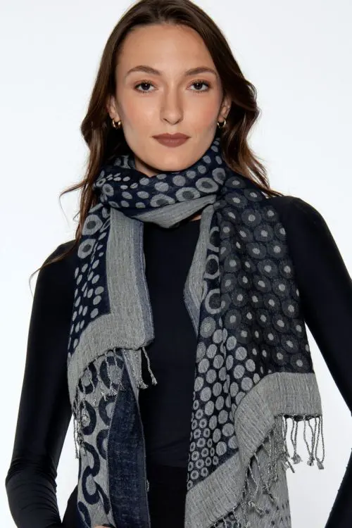 Kalya Soft Black Shawl