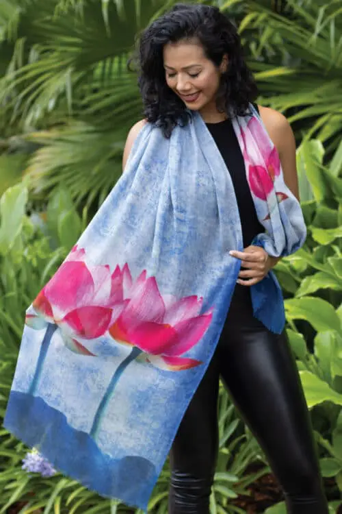 Reena Lotus Shawl