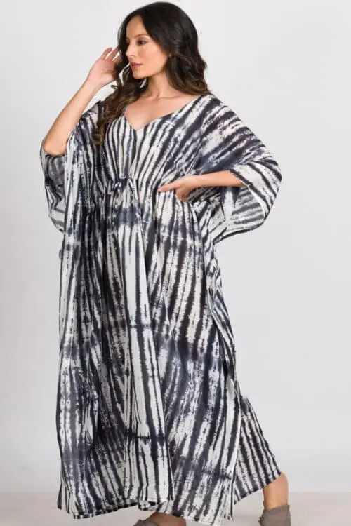 Handmade Shibori Caftan