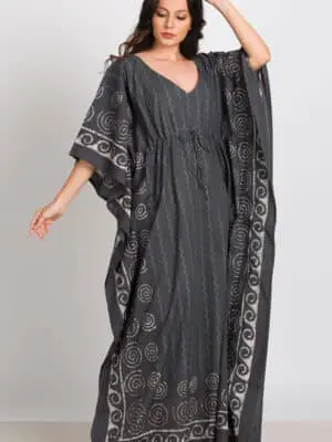 Spiral Steel Grey Caftan