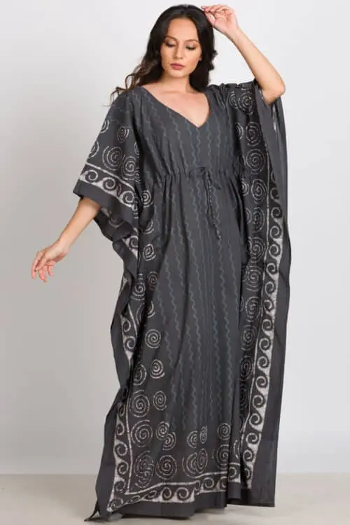 Spiral Steel Grey Caftan
