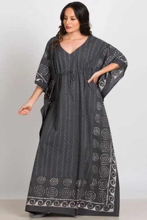 Spiral Steel Grey Caftan
