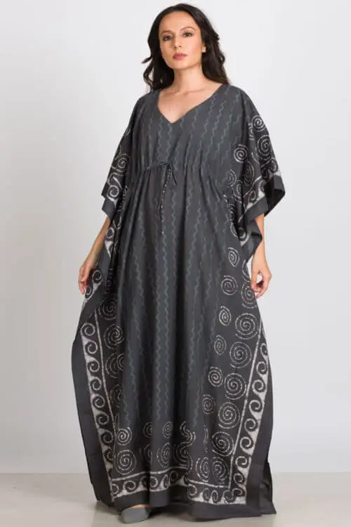 Spiral Steel Grey Caftan