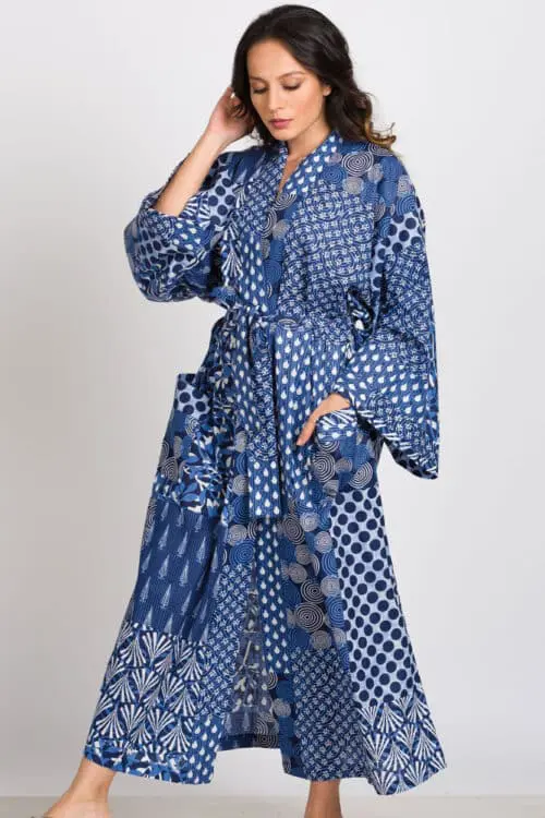 Indigo Kimono Robe