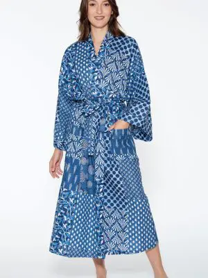 Indigo Kimono Robe