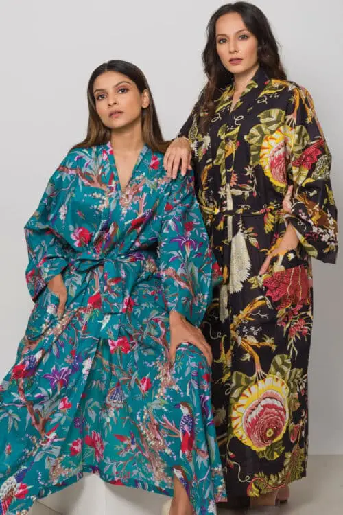 Colorful Kimono Robes