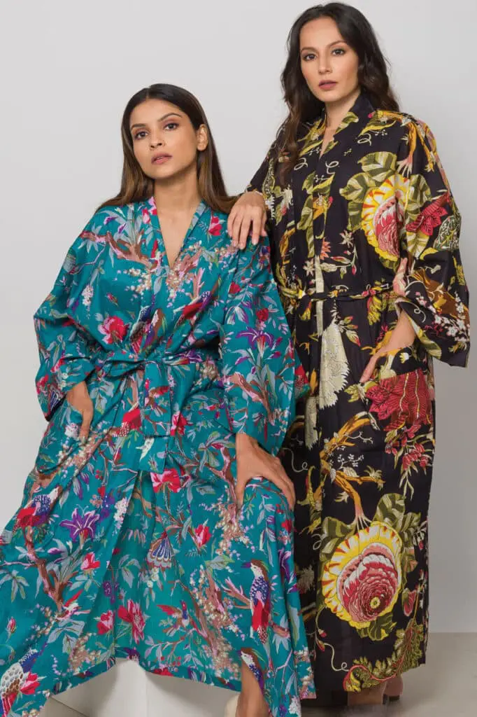Colorful Kimono Robes