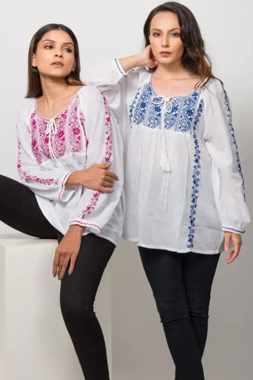 Asanga Hand Embroidered Tops