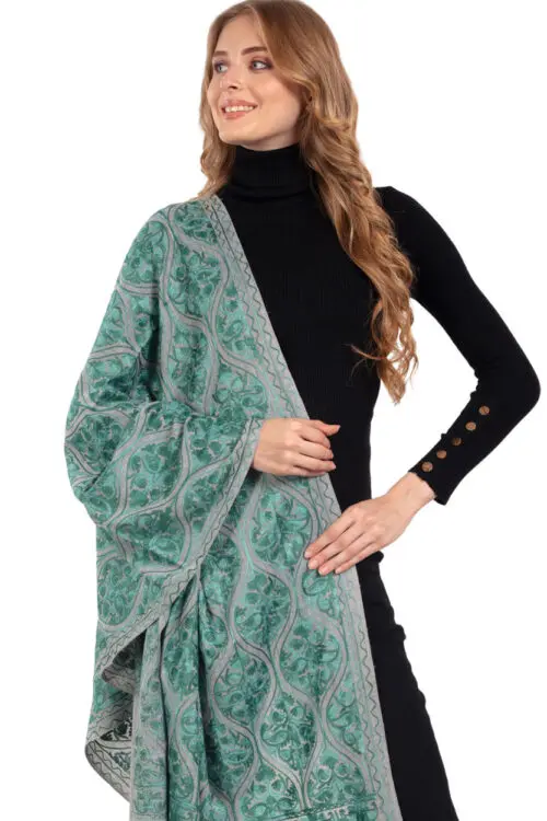 Surani Light Embroidered Shawl
