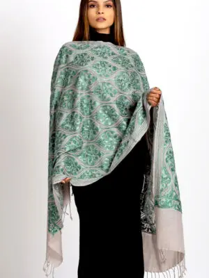 Surani Light Embroidered Shawl