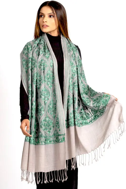Surani Light Embroidered Shawl