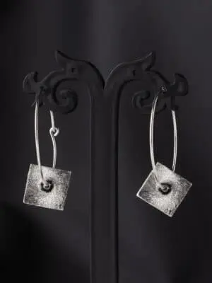 Silver Hoop Earrings