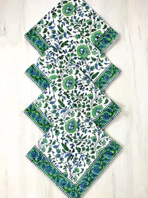 Jaipur Green Floral Napkins