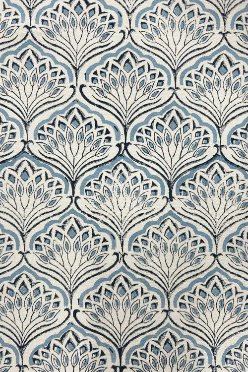 Blue Lotus Table Runner