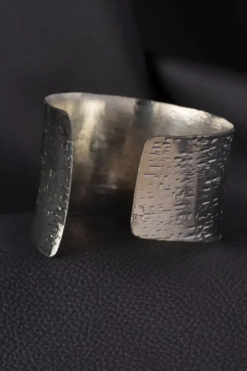 Modern Silver Cuff Bracelet