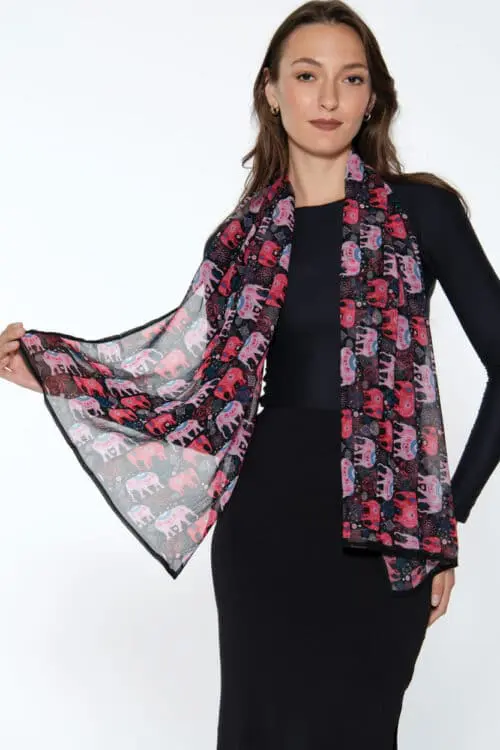 Aloka Elephant Scarf