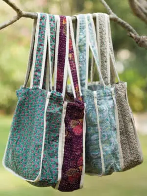 Kantha Market Bags