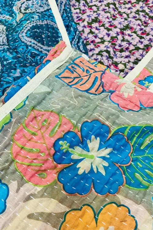Kantha Market Bag