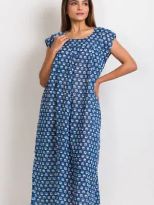 Ishani Indigo Caftan