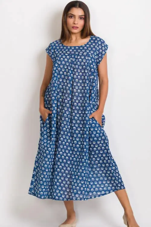 Ishani Indigo Caftan